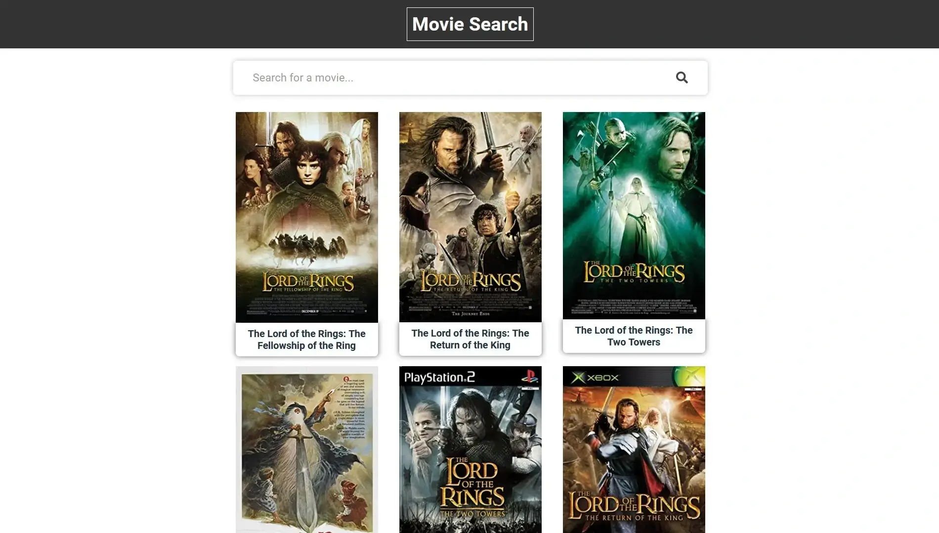 Movie Search